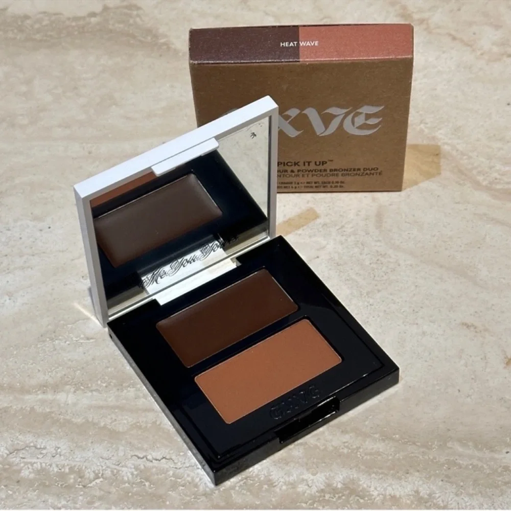 GXVE BY GWEN STEFANI Pick It Up Contour & Talc-Free Powder Bronzer Duo Heat Wave
